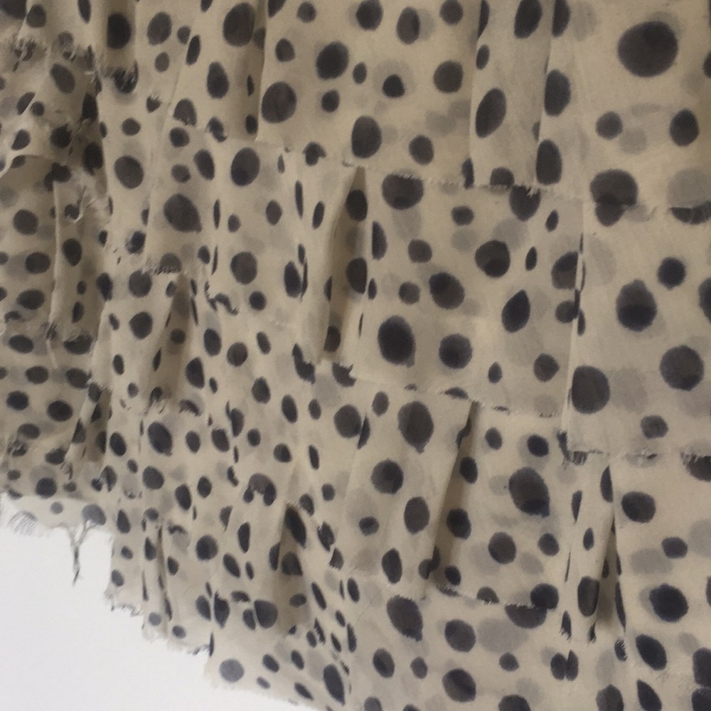 3 for $10 Ruffled polka dot Loft top - Picture 9 of 9